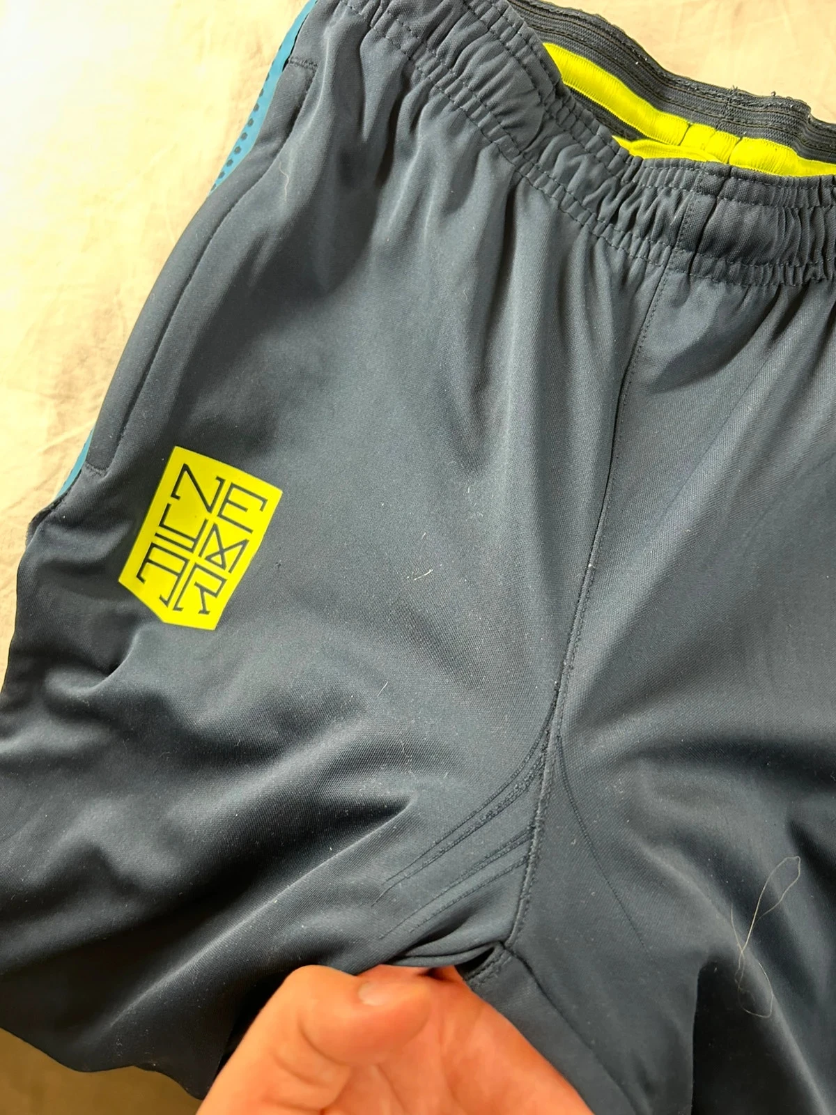 Calça de jogging de moletom azul marinho Nike dri fit tamanho 13 anos – photo 8